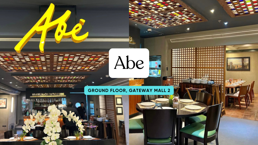 Christmas party venue for friends at Abe, Ground Floor of Gateway Mall 2.