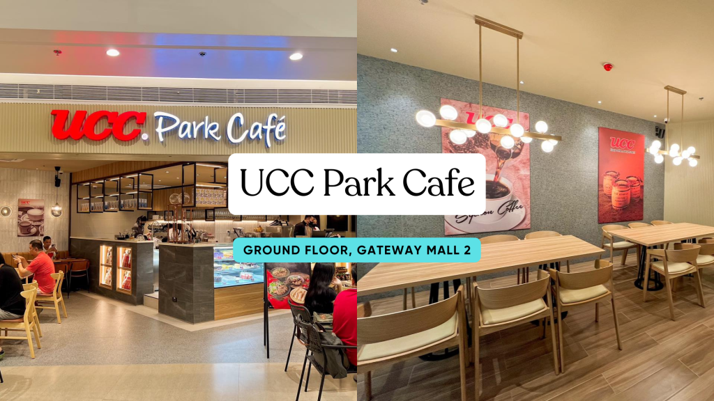 Christmas get-together with friends over coffee at UCC Park Cafe, Ground Floor of Gateway Mall 2.