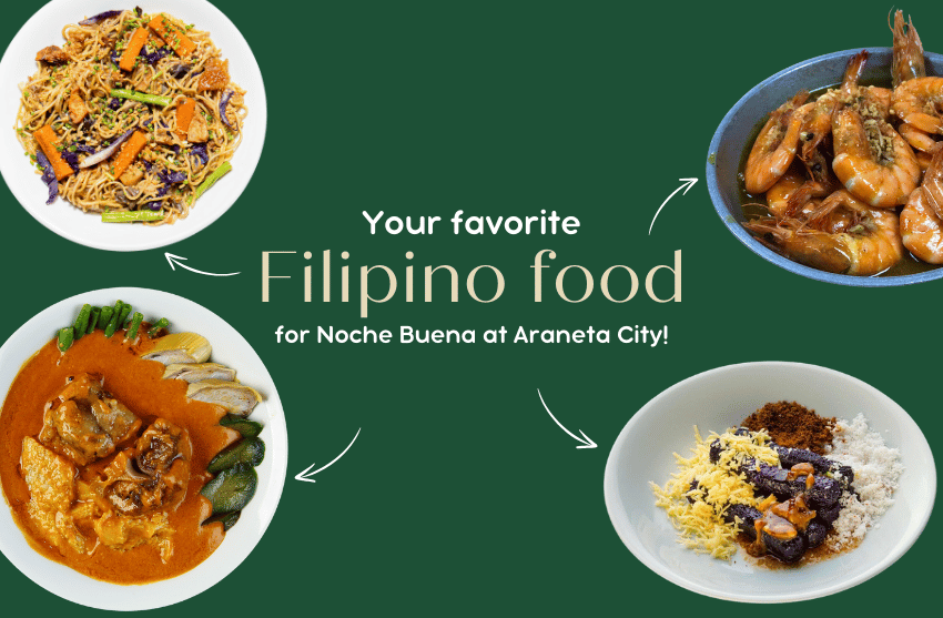 Featuring all the Filipino food you can find at Araneta City!